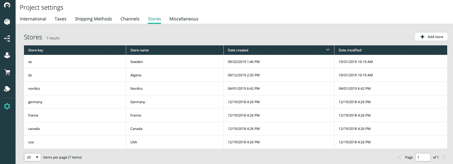 Manage Stores in Merchant Center.