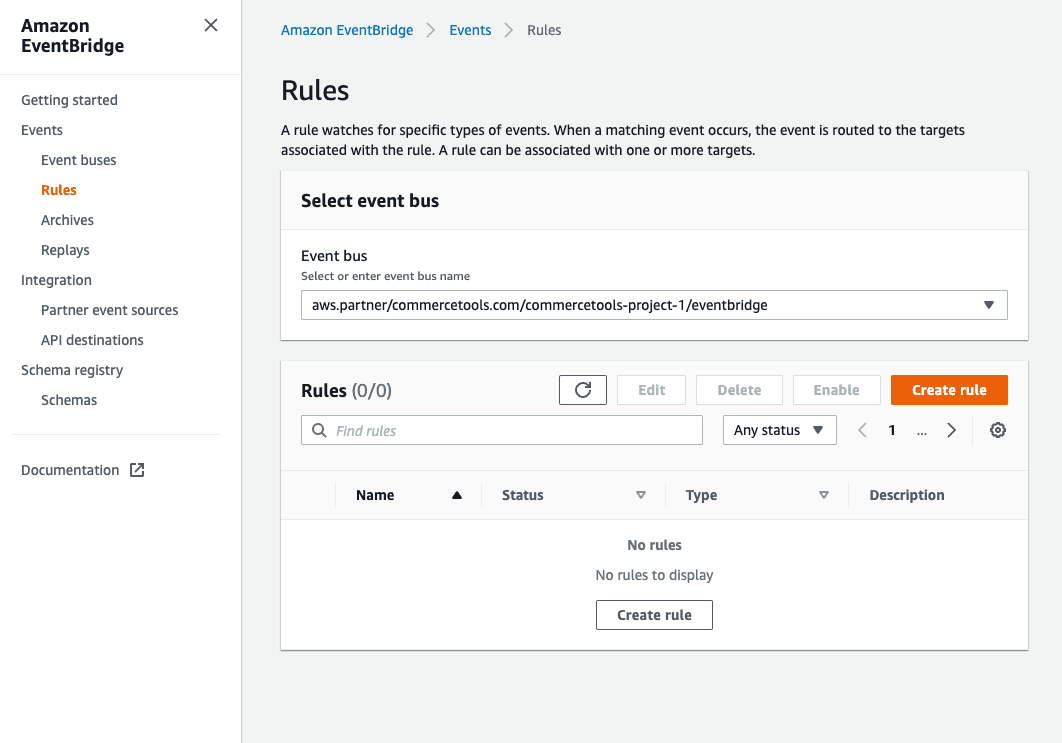 Set up forwarding rules