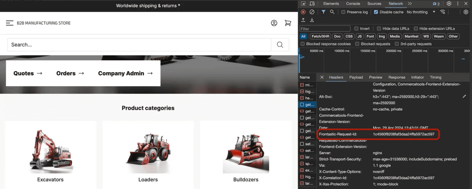 Network Tab Console Header Studio updates | Certifications
