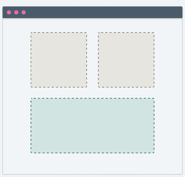 Layout combination wide (two columns: 1/1) + wide